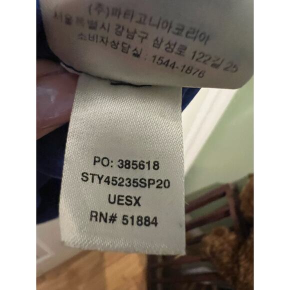 Patagonia Men's Capilene Cool Daily Graphic Shirt Blue Topo Peaks 45235 Size M - Picture 6 of 6